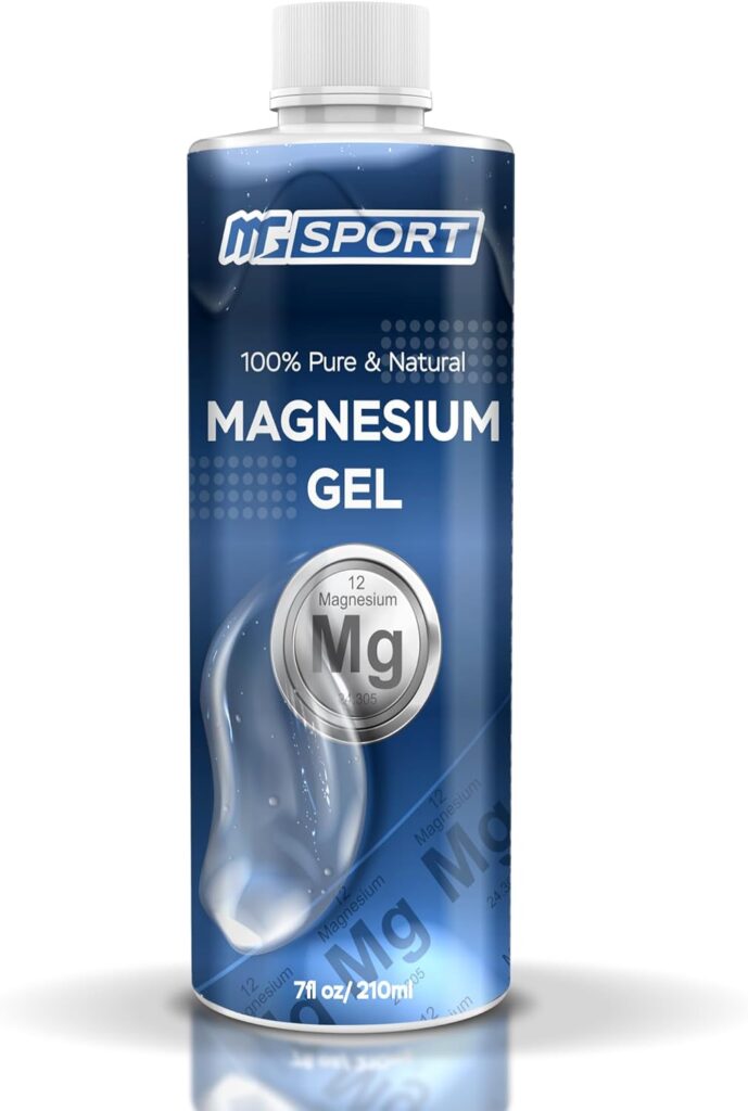 Magnesium Gel for Leg Cramps - high Absorption 7 oz. Topical Muscle Recovery rub - Less Sting Than Magnesium Oil