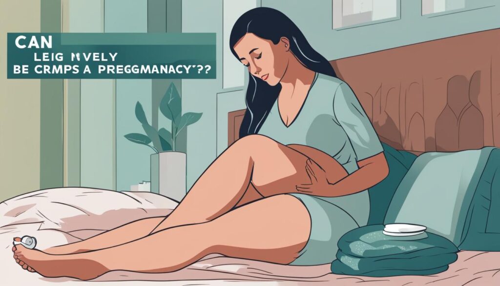 can leg cramps be a sign of pregnancy